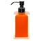 Soap Dispenser, Square, Orange, Countertop